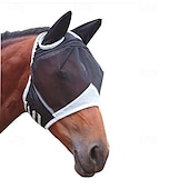 economico Supporto e Cura degli Animali-maschera traspirante per cavalli - comoda maschera anti-mosche in rete con paraorecchie - articoli equestri - per cavalli - per l&#039;estate &amp;equitazione all&#039;aperto - regalo perfetto per gli amanti dei