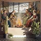 preiswerte Mittelalterlicher Wandteppich-Mittelalterliche Wandteppich Mittelalter Teppich Religiöse Kunst Große Wanddekoration Fotografische Kulisse für Zuhause Schlafzimmer Wohnzimmer Dekoration Gent Belgien