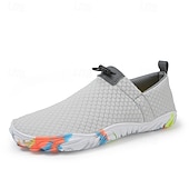 billige Sneakers til herrer-Slip-on nettingsko for menn i beige og oransje – elastiske, pustende loafers for reiser, sommerutflukter og enkel bruk på farten