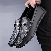 Χαμηλού Κόστους Casual loafers-ανδρικά λευκά μοκασίνια και slip-on με διακοσμητική λεπτομέρεια αλυσίδας και μαλακή επένδυση πάτου - ιδανικά για casual, επαγγελματικές και επίσημες περιστάσεις