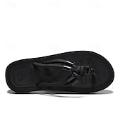 billiga Semester Sandaler-Herrbruna flip-flops i repstil med vadderad sula – bohemiskt inspirerade sommarsandaler för kustpromenader, stränder och vardagsbruk