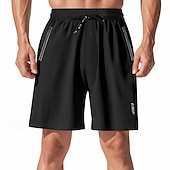 baratos Calções Estilo Casual-Homens calções atléticos Calção Shorts de Corrida Shorts de Academia Esporte Diário Secagem Rápida Alta elasticidade Confortável Bolsos Com Cordão Cintura elástica Tecido Curto Ginástica Casual