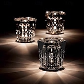 cheap Bedside Lamp-Bedside Crystal Table Lamp, Diamond Table Light, 3 Bright Colors with Adjustable Brightness USB Charging Night Light Decoration Bedroom Nightstand Lamp
