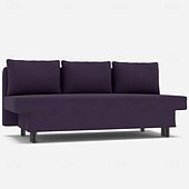 cheap Sofa Cover-Sofa Cover Suitable For ÄLVDALEN Sofa Solid Color Quilted Velvet Slipcovers