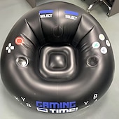 cheap Outdoor Activity-E-sports inflatable sofa chair creative internet cafe game back chair bedroom flocking lazy sofa