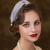levne Příslušenství a další-Retro Řvoucí 20s 20. léta 20. století Čelenka Velký Gatsby Buben dívka Peří Dámské předvečer Všech svatých Karneval Svatební Večerní oslava Plesová maškaráda Čelenka