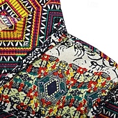 tanie Najfatalniejszy-Retro / vintage Boho 1970 Koszula Hipisowskie Niejednolita całość Psychodeliczny Strój na bal maskowy Męskie Halloween Karnawał taniec uliczny Impreza w stylu retro Festiwal Dla dorosłych Koszula