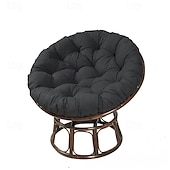 abordables Housse de canapé-Coussin rond pour balcon, patio, jardin, extérieur ou intérieur, coussin de chaise suspendu, coussin de remplacement pour chaise en forme d&#039;œuf