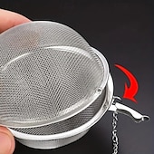 economico Accessori per bicchieri-Set da 3 pezzi in acciaio inossidabile, infusore per tè a maglie extra fini, per tè in foglie, colini da tè, infusore per tè, filtro per tè, spezie ed erbe aromatiche.