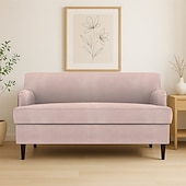 Capa de sofa Côr Sólida Acolchoado Veludo Capas de Sofa baratos Cobertura de Sofa-Capa de sofa Côr Sólida Acolchoado Veludo Capas de Sofa