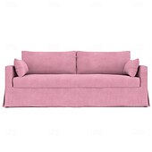 preiswerte Sofabezug-Sofabezug passend für Hyltarp-Sofa, einfarbig, gesteppte Polyester-Schonbezüge