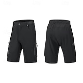 baratos Clássico-Homens Shorts táticos Bermuda Cargo Calção Shorts de Trilha Bolso Com Zíper Bolso multi Bloco de cor Conforto Vestível Comprimento do joelho Ao ar livre Esporte Diário Moda Casual Preto Azul Marinho