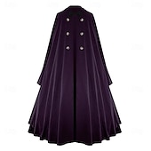 abordables Ropa de calle-Retro Antiguo Medieval siglo 17 Capa Doctor de plaga Mujer Víspera de Todos los Santos Mascarada Rendimiento Fiesta Adultos Capa