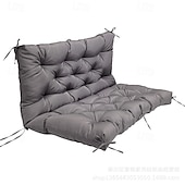 baratos Cobertura de Sofa-Almofada de assento de balanço grossa para balanço externo, almofadas de reposição para balanço de varanda de 2 ou 3 lugares, verde