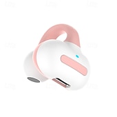 זול אוזניות אלחוטיות אמיתיות TWS-אוזניות Bluetooth 5.0 עם אוזן פתוחה – אוזניות TWS אלחוטיות עם מיקרופון קלות מאוד חסינות מים לספורט שהות נמוכה למשחקים תואם iOS/Android