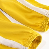 preiswerte Unterteile-Kinder Jungen Hose Hose Gestreift Weich Komfort Hose Outdoor Basic Weiß Gelb Hellgrün Mittlere Taille