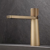 cheap Bathroom Sink Faucets-Bathroom Sink Faucet - Waterfall Electroplated Centerset Single Handle One HoleBath Taps