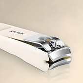 baratos Cuidados Pessoais &amp; Saúde-Conjunto de cortadores de unhas com ferramentas para cuidados com as unhas, kit de manicure e pedicure com estojo de armazenamento, conjunto de cortador de unhas de aço inoxidável para presente para