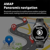 baratos Smartwatch-Relógio inteligente S6Pro 1,62&quot; Bluetooth, rastreador de fitness para homens com bússola, contador de passos, lembrete de chamadas e mensagens, monitor de sono, assistente de voz, à prova d&#039;água IPX, compatível com Android e iOS