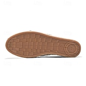 economico Slip-ons e mocassini da uomo-scarpe espadrillas slip-on da uomo rosse con suola in juta - scarpe estive comode e alla moda per l&#039;uso quotidiano