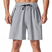 baratos Calções Estilo Casual-Homens calções atléticos Calção Shorts de Corrida Shorts de Academia Esporte Diário Secagem Rápida Alta elasticidade Confortável Bolsos Com Cordão Cintura elástica Tecido Curto Ginástica Casual