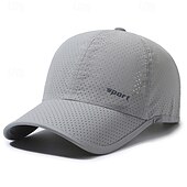 ieftine Accesorii pentru îmbrăcămintea de tenis-Șapcă de Baseball Șapcă de tenis Bărbați Șapcă Literă &amp; Număr Protecție Solară Confortabil la umezeală Respirabil pentru Tenis Baseball Pickleball Vară Negru Albastru Marin Închis Kaki