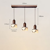 светодиодный подвесной светильник подвесные светильники для потолка каменные деревянные подвесные светильники люстры с абажуром для столовой роскошное украшение гостиной 110-240 В Недорогие Подвесные огни-светодиодный подвесной светильник подвесные светильники для потолка каменные деревянные подвесные светильники люстры с абажуром для столовой роскошное украшение гостиной 110-240 В