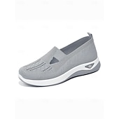 cheap Women&#039;s Sneakers-Women&#039;s Green Slip-On Athletic Sneakers with Breathable Mesh, Arch Support, Perfect for Walking and Casual Wear