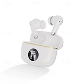 cheap TWS True Wireless Headphones-X90 TWS Wireless Earbuds – Bluetooth Headphones with HiFi Sound, 25H Battery, LED Display, Dual Mic Noise Reduction, Clear Voice Calls, Comfort Fit