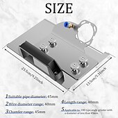 baratos acessórios de perfuração-Suporte para rebarbadora angular para corte de azulejos com chanfro de 45, suporte para rebarbadora angular com chave de fenda, ferramenta de chanfradura de azulejos de aço inoxidável para rebarbadora