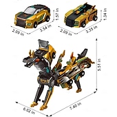 levne Dárkové předměty-2 v 1 auto s dinosaurem, které se dokáže transformovat při kolizi, magnetické auto s automatickou přestavbou, dárek pro chlapce a dívky