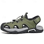 preiswerte Outdoor-Sandalen-Herrensandalen – weiße Outdoor-Wassersport-Sandalen mit verstellbaren Riemen und atmungsaktivem Mesh für Wander-, Strand- und Sommerabenteuer