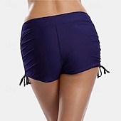 رخيصةأون ملابس ركوب الأمواج للرجال-نسائي شورتات التزلج شورتات السباحة لون سادة سريع جاف متنفس ملابس السباحة قيعان تزلج على الماء شاطئ الرياضات المائية الصيف