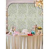 economico Piante e Fiori Artificiali-recinzione artificiale simulata, rete decorativa da giardino in rattan, recinzione telescopica in legno, parete di fiori finti per matrimoni, sfondo e decorazione del giardino