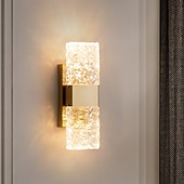 お買い得  室内ウォールライト-屋内用LEDウォールスコンセ、クリスタルウォールランプ、ウォールスコンセ、寝室、ショップ、カフェ、ガラスウォールライト、110-240V