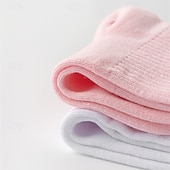 halpa Henkilökohtainen hoito ja terveys-3 paria pitäviä pilates-sukkia naisille, liukumattomat jooga-urheilusukat, pitkät puuvillaiset liukumattomat sukat silikonipisteillä, hengittävät hiljaiset barre-sukat sisätiloissa käytettäväksi