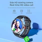 ieftine Ceasuri Smart-Ceas inteligent cu ecran AMOLED de 1,89&quot;, suport pentru cartelă SIM 4G, cameră rotativă, GPS, Wi-Fi, apeluri Bluetooth, descărcare aplicație, compatibil cu Android