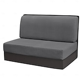 abordables Funda de sofá-Fundas de cojín elásticas para comedor de RV de 2 piezas, fundas de cojín de sofá en forma de T, fundas elásticas para asientos de caravana, protección de muebles de RV duradera y fácil de instalar