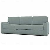 cheap Sofa Cover-Sofa Cover Suitable For BÅRSLÖV Sofa Solid Color Quilted Polyester Slipcovers