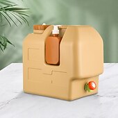 Bidon d'eau de camping portable de 5,28 gallons avec robinet &Distributeur de savon amovible - PE de qualité alimentaire sans BPA, robinet à débit réglable, large ouverture, conception durable pour le abordables Activité de Plein Air-Bidon d'eau de camping portable de 5,28 gallons avec robinet &Distributeur de savon amovible - PE de qualité alimentaire sans BPA, robinet à débit réglable, large ouverture, conception durable pour le