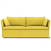 cheap Sofa Cover-Sofa Cover Suitable For BACKSÄLEN Sofa Solid Color Quilted Velvet Slipcovers