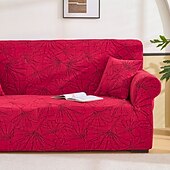 baratos Cobertura de Sofa-Capa elástica para sofá em tecido jacquard, capa elástica para sofá secional em formato de L, capa de canto para sala de estar, 1/2/3/4 lugares