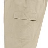 baratos Retrô-Homens Calças Cargo Calças de linho Calças Calça verão Calça casual Com Cordão Cintura elástica Bolso multi Tecido Conforto Respirável Comprimento total Casual Diário Feriado Férias Moda Preto Branco