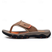 levne Sandály na dovolenou-Pánské outdoorové žabky s T-strap páskem a polstrovanou podrážkou, odolný vzor, sportovní vzhled pro dospělé, vhodné pro plážové aktivity, turistiku, použití u bazénu, letní dovolenou