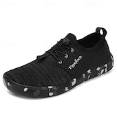 cheap Men&#039;s Sneakers-Men&#039;s Brown and Black Casual Athletic Shoes with Splash Detail – Lightweight Sport-Inspired Sneakers for Urban Wear and Outdoor Hikes
