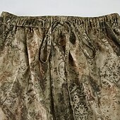 preiswerte Grafische Röcke-Damen Rock Rüschenrock Mode Boho Maxi Mittlere Hüfthöhe Röcke Blumen Rüsche Druck Mikroelastisch Urlaub Straße Braun Sommer Polyester