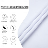 abordables Polo de golf pour homme-Homme Chemises Polo Gaufre Polo Occasionnel Formel Col à bandes Manche Courte Mode Couleur Unie Texturé Bloc de Couleur Boutons Été Automne Printemps &amp; Automne Coupe Slim Blanche Rouge Bordeaux bleu