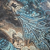 billige Boho topper-Dame Boho skjorte Bluse Blomsternål i krystall Moderne Bohem Ermeløs Med stropper Vanlige topper Daglig Ferie Ut på byen Trykt mønster Grønn Sommer