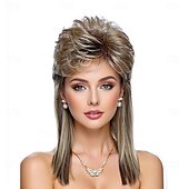 economico Parrucche storiche-Parrucca mullet per donna anni &#039;80 e &#039;90, accessorio per feste di Halloween