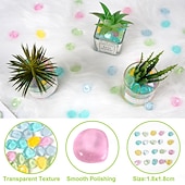  100 ks bling svítící kameny svítící zahradní oblázky třpytivé světelné kameny svítící kameny do zahrady, venkovní svítící kameny na trávník, terasu, chodník, příjezdovou cestu